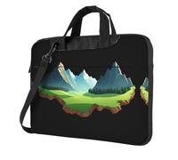 A corner of the mountain, borsa a tracolla per computer portatile, facile da usare quando si viaggia per lavoro, 33 cm