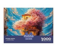 A Cozy Coffee Shop 1000 Pcs Cartone Robusto Puzzle Fantasy Trees Sfida Unica Gioco Creativo Puzzle Decorazioni Per La Casa 52x38cm/1000pcs