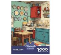 A Cozy Kitchen Puzzle 1000 Pezzi Grandi Dimensioni Per Adulti E Bambini Idea Regalo Immagine Dipinta, Intrattenimento Creativo Puzzle Classico Per Adulti E Bambini Dai 14 Anni70x50cm/1000pcs