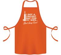 A Cricket Pipistrello per My Wife Migliore Scambio Ever Cotone Grembiule 100