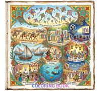 A cultural coloring book featuring traditional festivals and celebrations of Q: Qatar Festivals Coloring Book for Kids & Adults: Cultural Events, ... Line Art for Relaxation and Creativity
