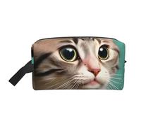 A Curious Cat, borsa da viaggio di grande capacità, per organizzare articoli da toeletta e piccoli oggetti, adatta per viaggi quotidiani e palestra