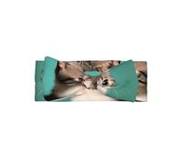 A Curious Cat Fascia per capelli con fiocco, morbida ed elastica per neonati e neonati, graziosa fascia per capelli con fiocco per feste e regali
