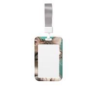 A Curious Cat Printing Card Badge Holder Double Sided Sliding Cover Design, in grado di scansionare pellicola trasparente
