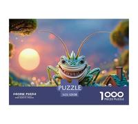 A Cute And Happy Baby Grass Hopper with Big Eyes 1000 Pezzi Cartoncino Extra-spesso Puzzle Premium Aquatic Animal Impossibilmente Difficile Giocattolo Di Compleanno Puzzle Regali Per Famiglia E Amici