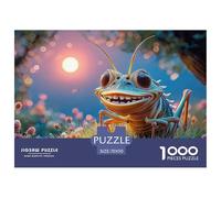 A Cute And Happy Baby Grass Hopper with Big Eyes 1000 Pezzi Cartoncino Premium Bundle Di Puzzle Aquatic Animal Anti-stress Gioco Creativo Puzzle Per Decorazione Domestica 70x50cm/1000pcs