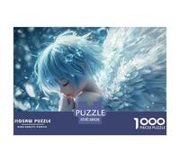 A Cute Angel-blue Wings Puzzle in Legno Impermeabile DIY Puzzle Da 1000 Pezzi Regali Per Adulti Impossibili Puzzle Per Adulti Giochi Di Puzzle Impegnativi