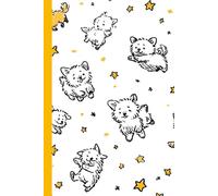 A cute little dogs playing: Work Notebook, Funny Office Gift for Women, Coworker, Boss, Secret Santa Gag Gift (Blank Lined Journal)