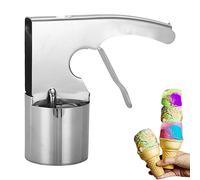 À Cylindrique - Grande À Cylindrique En Acier Inoxydable | Grise Style Ancien Avec Gâchette Pour Former Des Boules De