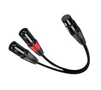 a D Cavo adattatore audio esterno in PVC impermeabile durevole 24AWG per altoparlanti Amplificatori di potenza palco D, 1,5 metri