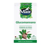Matt Erboristeria - Glucomannano Integratore Perdita di Peso, 30 Compresse
