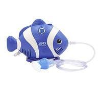A&D Medical Nebulizzatore a compressore adatto ai bambini UN-019 per il trattamento di tosse e raffreddore, altre malattie respiratorie, Blu