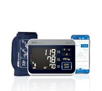 A&D Medical Precision Check Pro - Monitor di pressione sanguigna per uso domestico con Bluetooth UA-910BLE - Bracciale di ampia gamma (8,6-16,5 pollici/22-42 cm), 4 utenti, compatibile con iOS e