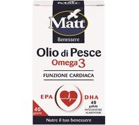 Matt&Diet - Olio di Pesce - Integratore di Omega 3 per la Funzione Cardiaca - 29 gr