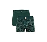 A-dam Boxer 'Green Maths' beige / verde scuro Uomo - Abbigliamento - Intimo - Mutande - Boxer attillati A-dam S
