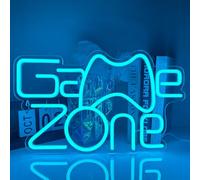 A Dan Game Zone Neon Segno,Game Neon Segno per Gamer Room Decor,Gaming Signs per Teen Boys Room Decor con USB Alimentato per Game Room,Camera da letto,Segni Led Regali
