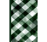 A Dark green watercolor plaid pattern: Work Notebook, Funny Office Gift for Women, Coworker, Boss, Secret Santa Gag Gift (Blank Lined Journal)