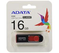 A-DATA C008 unità flash USB 16 GB USB tipo A 2.0 Nero, Rosso
