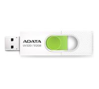 Unità flash USB ADATA UV320 512 GB USB-A 3.2 Gen 1 scorrevole verde bianco