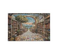 A Day at The Bookstore - Puzzle da 500 pezzi per adulti, impossibile, difficile, impegnativo