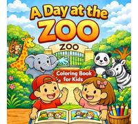 A Day at the Zoo: Cute Animals and Fun Zoo Scenes for Kids Ages 4-7