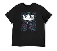 A Day To Remember Homesick T-Shirt Black Mens Tee Unisex Shirt M