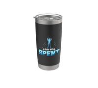 A Day Well Spent Funny Scuba Dive Diver Diving Bicchiere termico in acciaio inox doppia parete