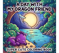 A Day with My Dragon Friend: Coloring Book for Adults and Teens Filled with Magical Worlds, Cozy Moments, and Creative Adventures for Stress Relief