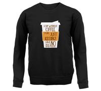 A Day Without Caffè - Adulti Felpa/Maglione - Latte Macchiato Americano