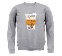 A Day Without Caffè - Bambini Felpa/Maglione - Latte Macchiato Americano