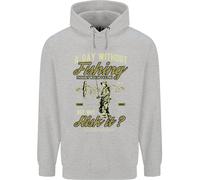 A Day Without Pesca Divertente Pescatore Bambini Felpa con Cappuccio
