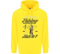 A Day Without Pesca Divertente Pescatore Bambini Felpa con Cappuccio