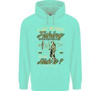 A Day Without Pesca Divertente Pescatore Bambini Felpa con Cappuccio