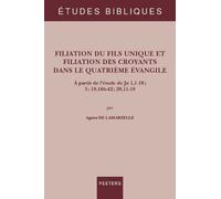 A. de Lamarzell Filiation du Fils unique et filiation des croyants d (Tascabile)