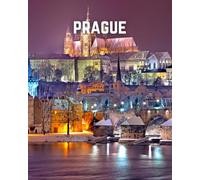 A Decorative Book: Prague at Night: A Stackable Book for Interior Decorating and Set Dressing for Coffee Tables, End Tables, and Bookshelves with Photographic Cover