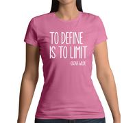 A Definire È per Limitare - Donna/T-Shirt - Oscar Wilde - Frase - Cool
