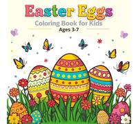 A Delightful Spring Coloring Book with Beautiful Easter Eggs for Kids Ages 3-7
