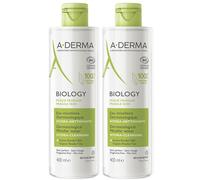 A-DERMA BIOLOGY Acqua Micellare Dermatologica Idra-detergente 2x400 ml