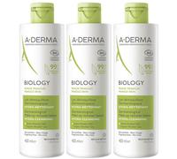 A-DERMA BIOLOGY Latte struccante dermatologico Idra-Detergente 3x400