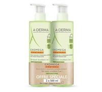 A-Derma Exomega Control Gel Lavante Emolliente Antigraffio 2x500ml - Integratori