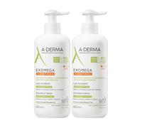 A-Derma, Lozione Emolliente "anti-grattage" - Exomega Control 2x400 ml