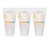 A-Derma Protect AC Fluido Opacizzante SPF 50+ 40ml - Solare viso 3x40