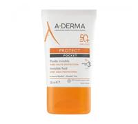 Aderma Protect Pocket Fluido Invisibile Solare Viso 30ml SPF50+