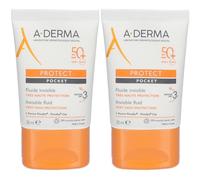A-Derma Protect Pocket solare Viso Fluido invisibile SPF 50+ 30ml - Pr