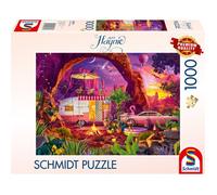 Schmidt - Puzzle Haynie: Campeggio nel deserto - 1000 Pezzi