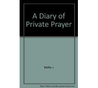 A Diary of Private Prayer