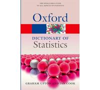 Graham Upton Ian Cook A Dictionary of Statistics 3e (Tascabile)