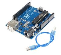 A-DIGISHUO 1Pcs UNO R3 Scheda di Sviluppo per Ar Duino Versione Ufficiale UNO R3 Originale Con Cavo USB (Arduino-compatibile)