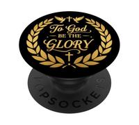 A Dio sia la gloria Fede Espressione PopSockets PopGrip Adesivo