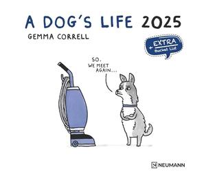 A Dog's Life 2025 calendario da parete